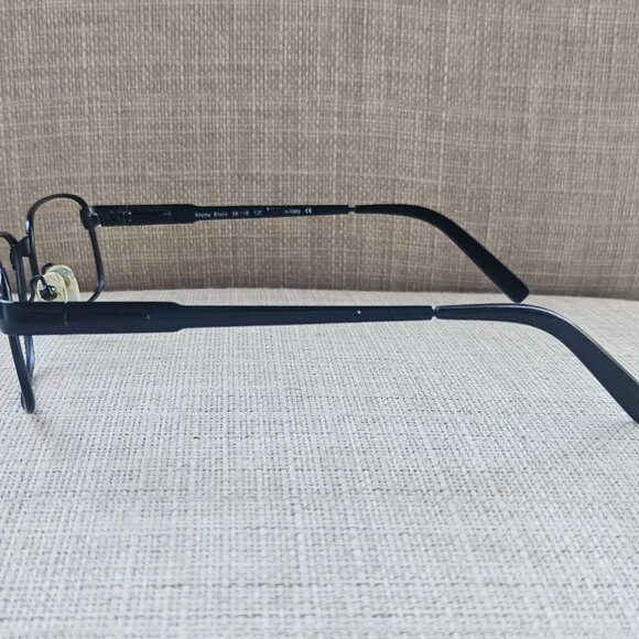 Kirkland Signature Eyeglasses Black matte Metal Frame 56[]16 135 Made in Italy - Picture 8 of 12